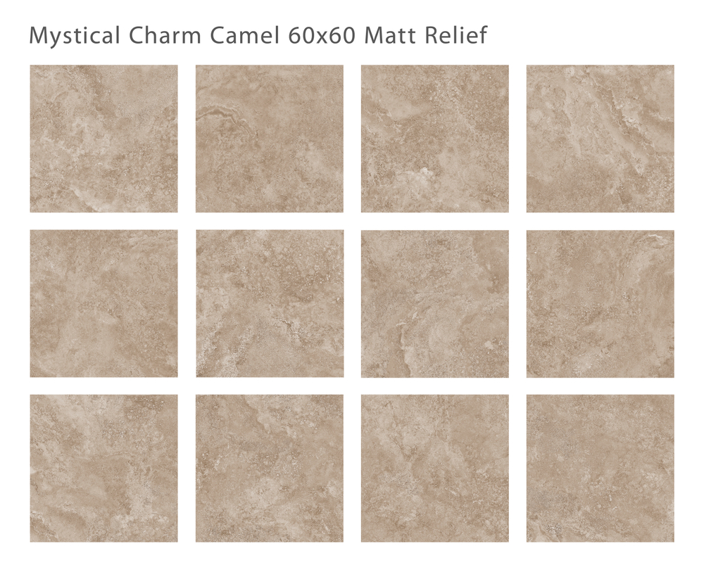 MYSTICAL CHARM CAMEL 60x60 RELIEF MATT