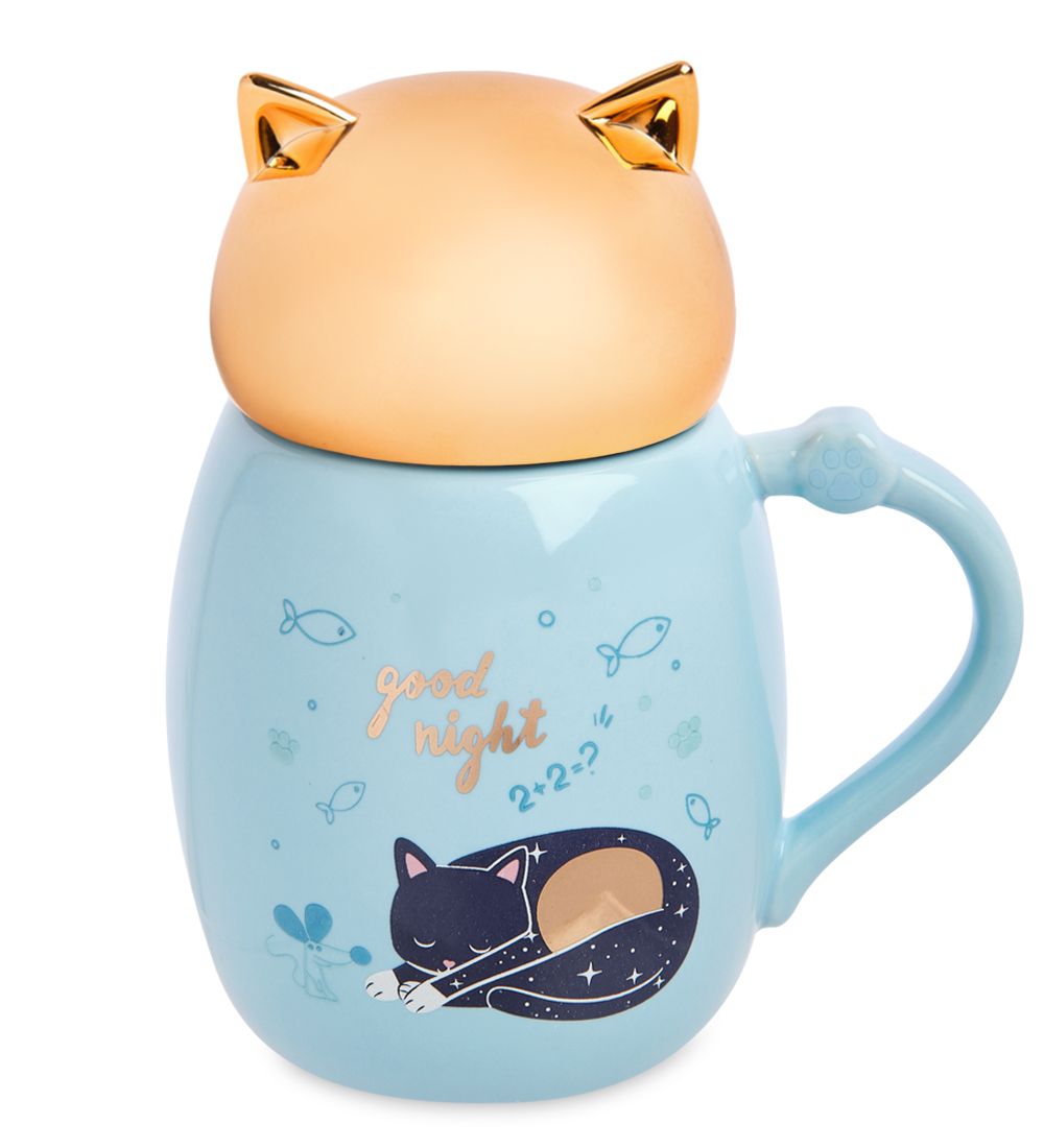 GAEM Art MUG-389/1 Кружка «Без кота и жизнь не та»
