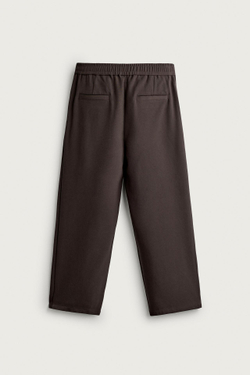 ZARA БРЮКИ COMFORT RELAXED FIT, КОРИЧНЕВЫЙ