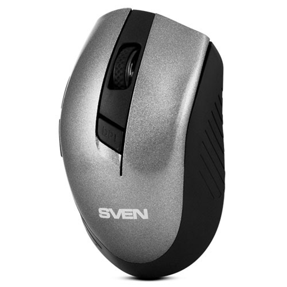 Мышь SVEN RX-425W, серая (беспроводная 2.4 GHz)