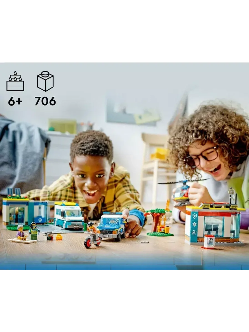 Лего City Штаб аварийных транспортных средств 60371