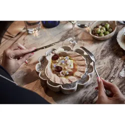 Блюдо для подачи 15*15 см h5,5 см 125 мл емкость для закусок Pearl Shell Frutti di Mare P.L. [1]
