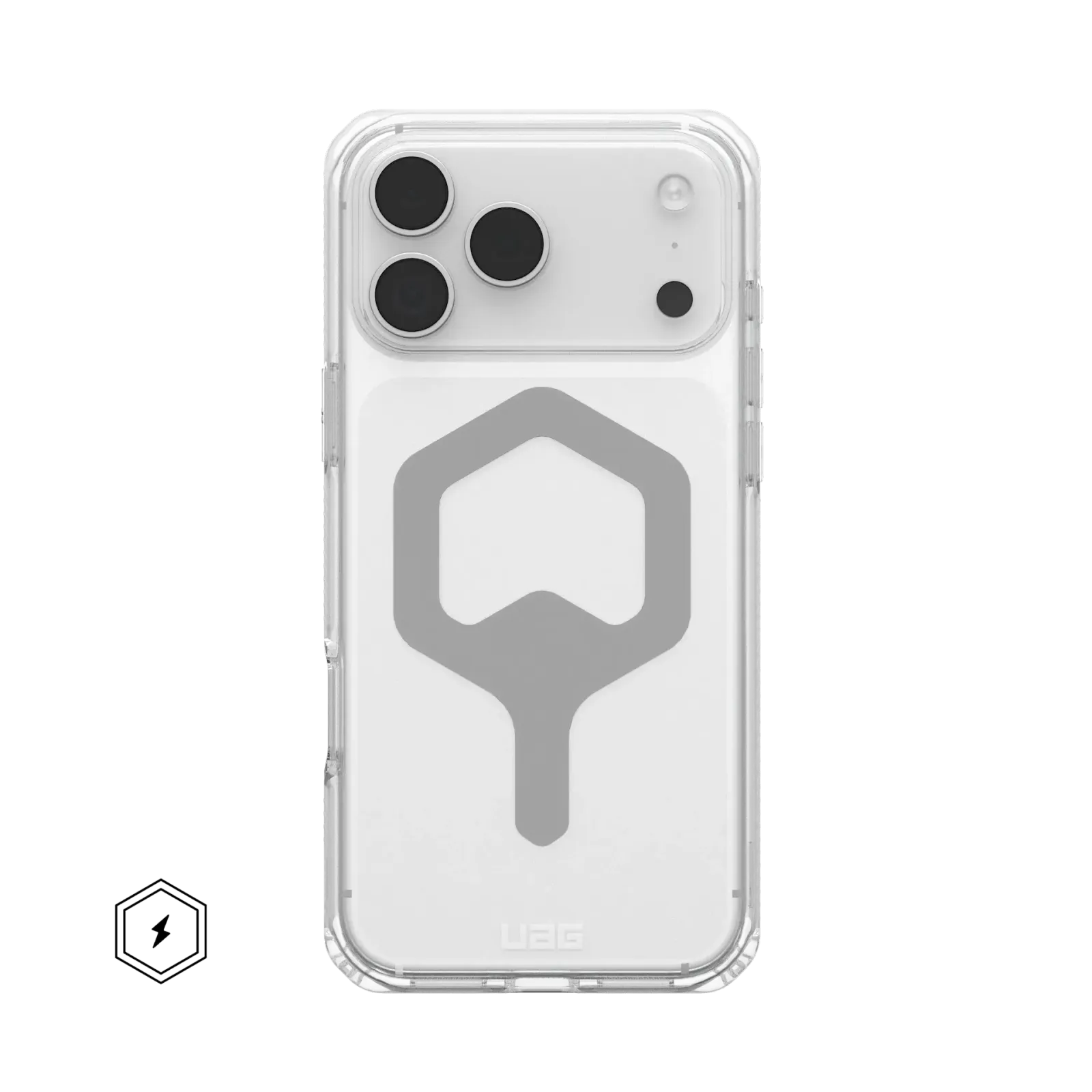 UAG Plyo with MagSafe Series Case for Apple iPhone 17 Pro Max Ice/Silver (Прозрачный)