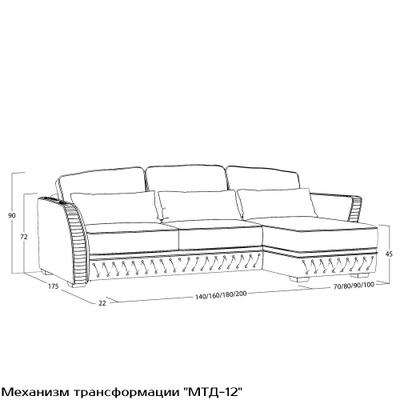 Диван Нобиле (с механизмом) DNo