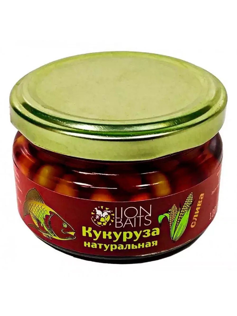 Кукуруза стеклянная банка 120мл Слива