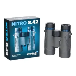 Бинокль Levenhuk Nitro 8x42 - с упаковкой, вертикальный вид