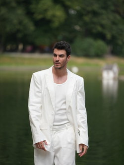 Блейзер льняной | white
