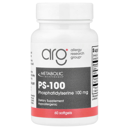 Metabolic Maintenance, PS-100, 100 мг, 60 мягких таблеток