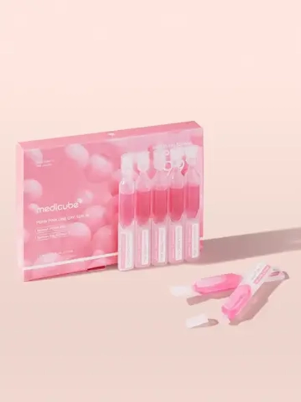 Medicube Осветляющая коллагеновая сыворотка с ПДРН для сияния кожи PDRN Pink One Day Serum 1.5 мл х 10 шт