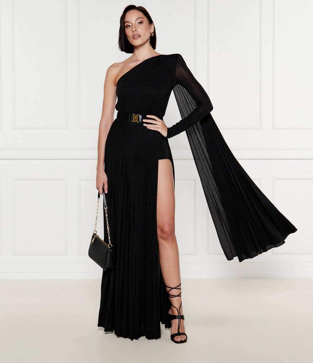 Платье с ремешком Elisabetta Franchi - черный(AB68646E2)