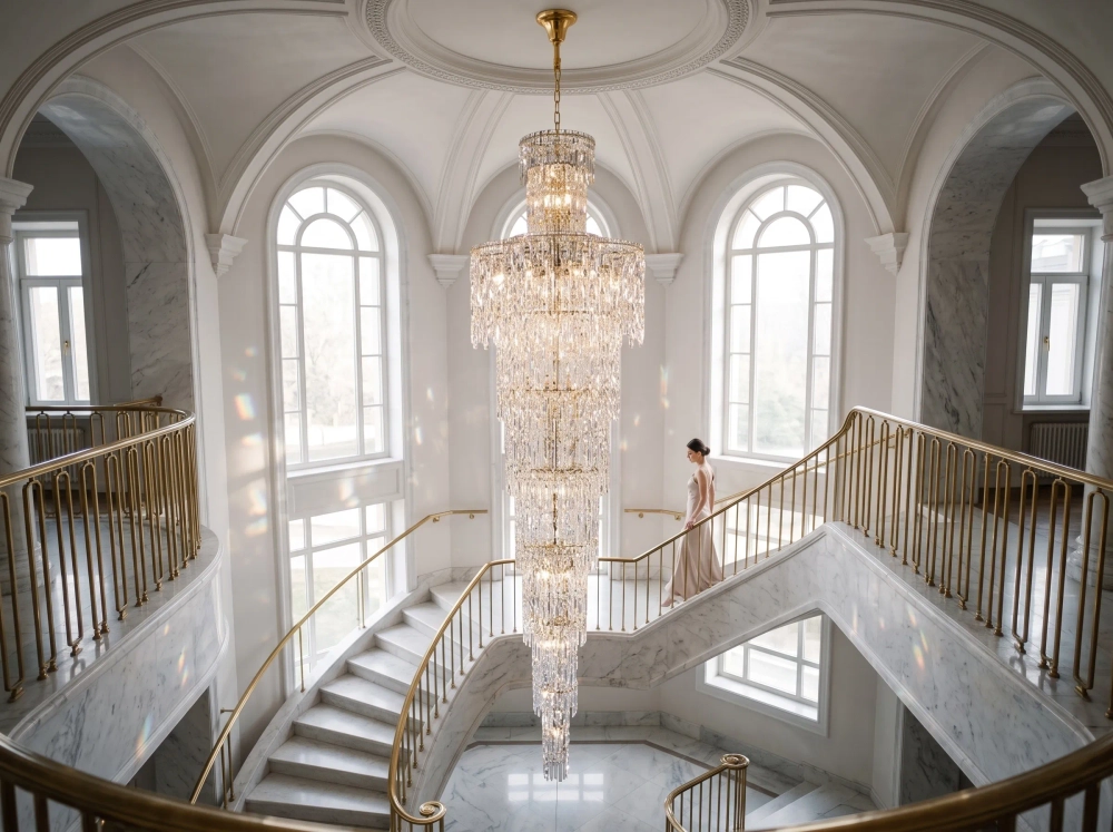 Люстра Crystal Lux ABRIL SP28 GOLD