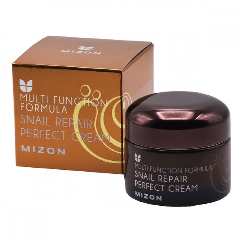 Питательный крем для лица с муцином улитки (Snail repair perfect cream) Mizon | Мизон 50мл