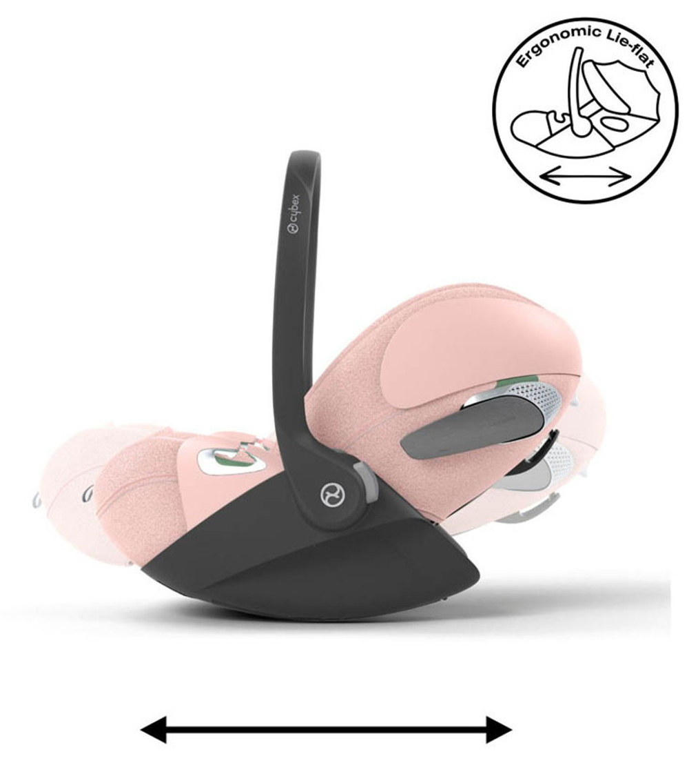 Коляска Cybex Priam IV Chrome Brown complete Cloud T Peach Pink Plus Base T 4 в 1 Leaf Green