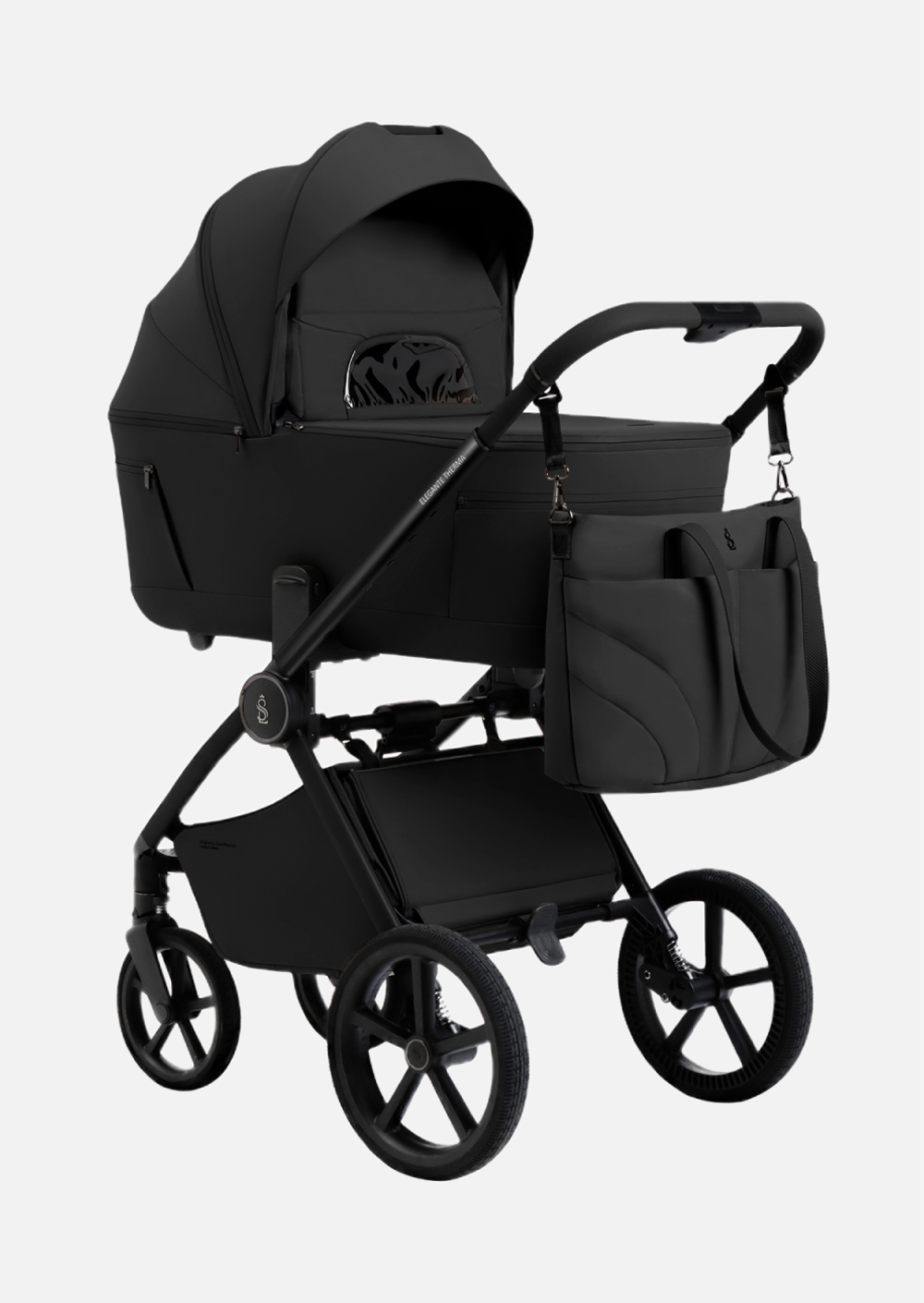 Sweet Baby Коляска 2 в 1 SBL Elegante Therma (Colore) Black