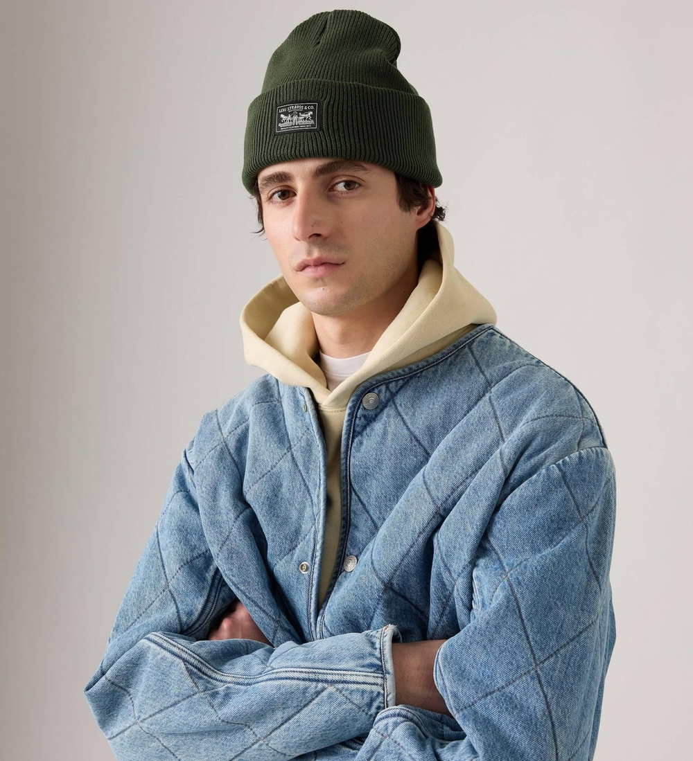Шапка LEVI'S BACKPATCH BEANIE DUFFLE BAG