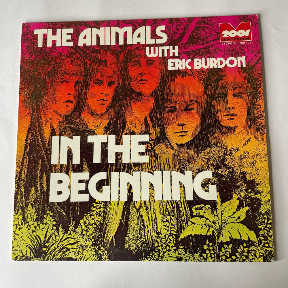 Винтажная виниловая пластинка LP The Animals With Eric Burdon, In The Beginning (Германия 1973)