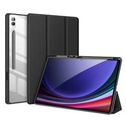 Чехол книжка черного цвета для Samsung Tab S10 Ultra, S9 Ultra и S8 Ultra, серия Toby Series от Dux Ducis
