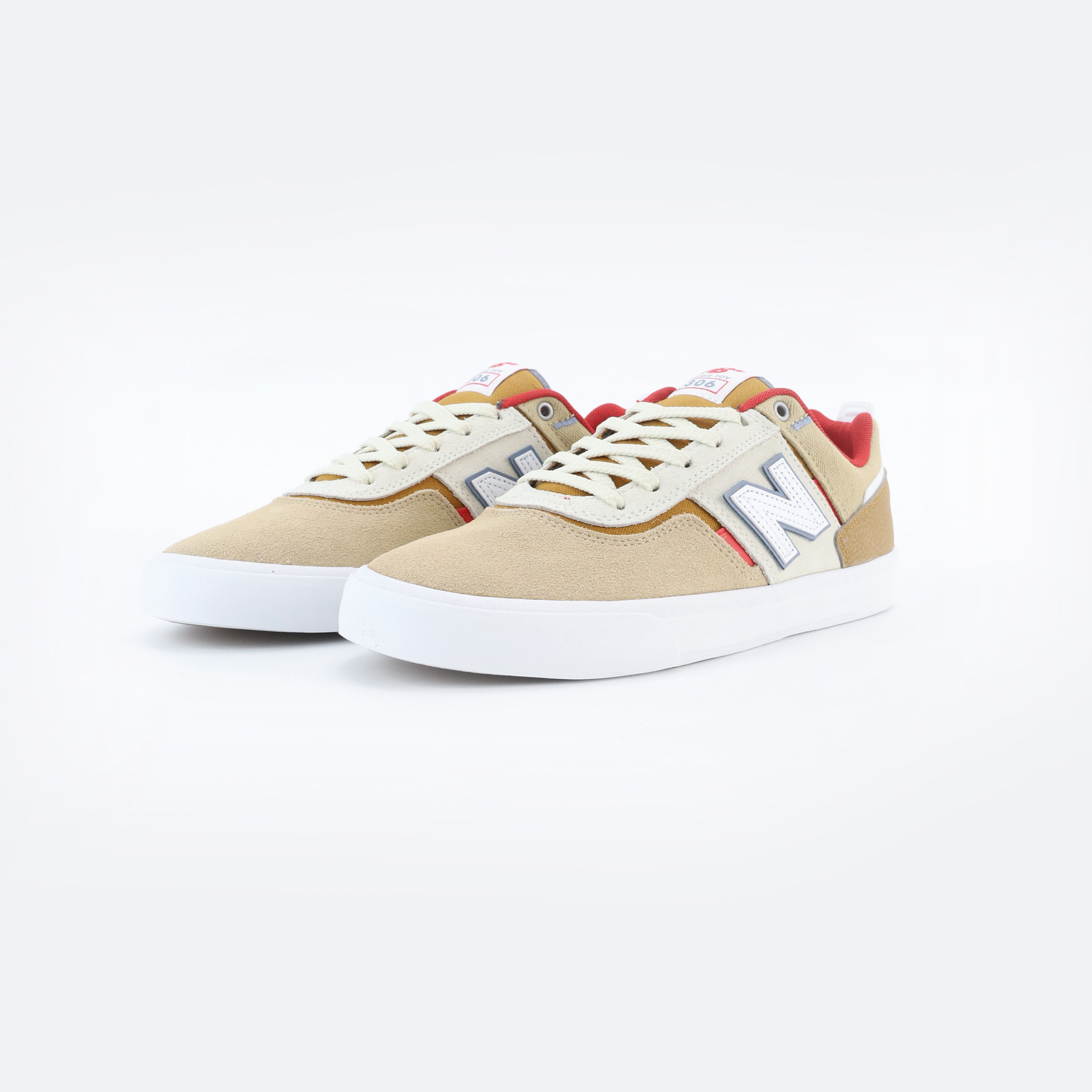 New Balance Numeric 306 Jamie Foy (tan/red) артикул: - купить в магазине Дайс