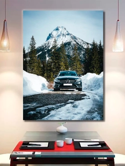 Интерьерная картина "Mercedes-Benz", 50х70см 1шт.