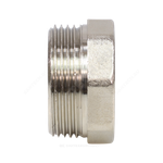 Футорка латунь никель Ду 25х15 (1"х1/2") НР/ВР VALFEX VF.581.N.100.012