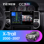 Teyes CC3 2K 10,2"для Nissan X-Trail 2000-2007