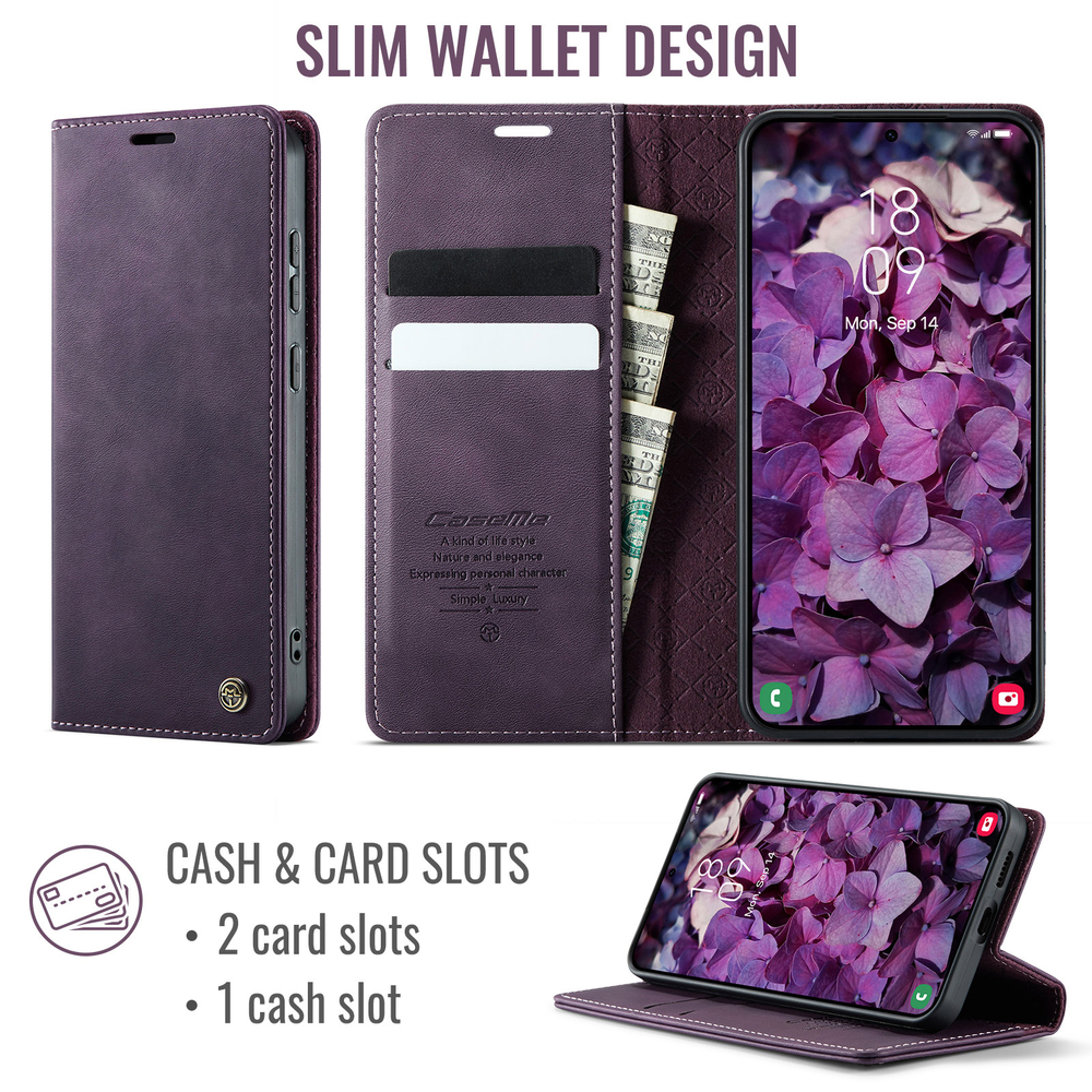 Чехол-книжка CaseMe RFiD Samsung Galaxy S24 FE