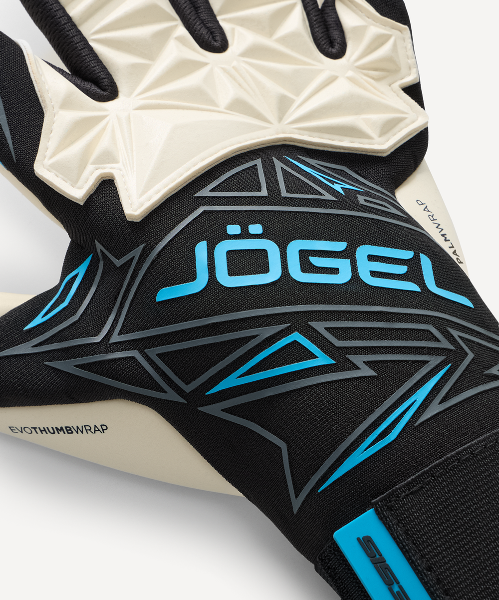 Перчатки вратарские JOGEL Genesis UL4 Evolution negative hybrid, черный