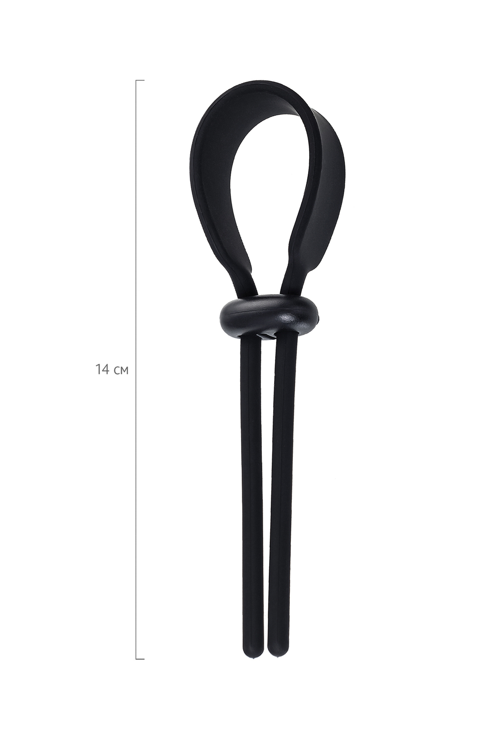 Лассо на пенис A-toys Keb черное 14 см