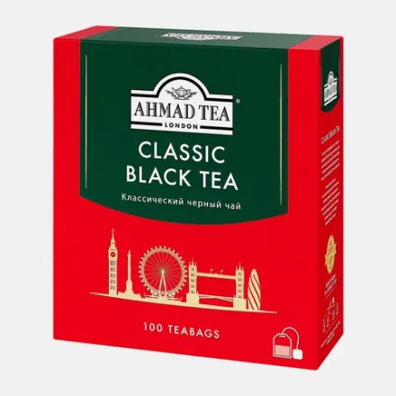 Чай черный Ahmad Tea Classic Black Tea 100пак 200г