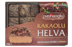 Халва "Pashaoglu" крымская арахисовая с какао 250г