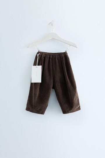 ZARA TIMELESS - ВЕЛЬВЕТОВЫЕ БРЮКИ BALLOON, КОРИЧНЕВЫЙ