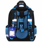 Ранец BRAUBERG PREMIUM, 2 отделения, с брелоком, "Night race", 3D-панель, 38х29х16 см, 272014