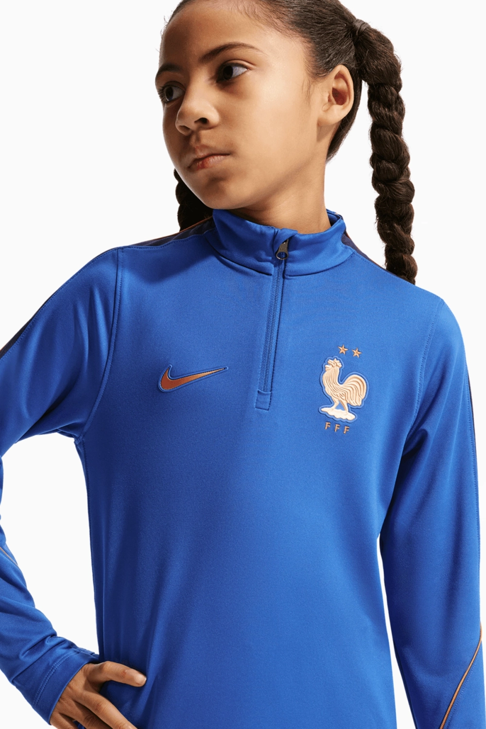 Кофта Nike France 2026 Strike Junior - синий