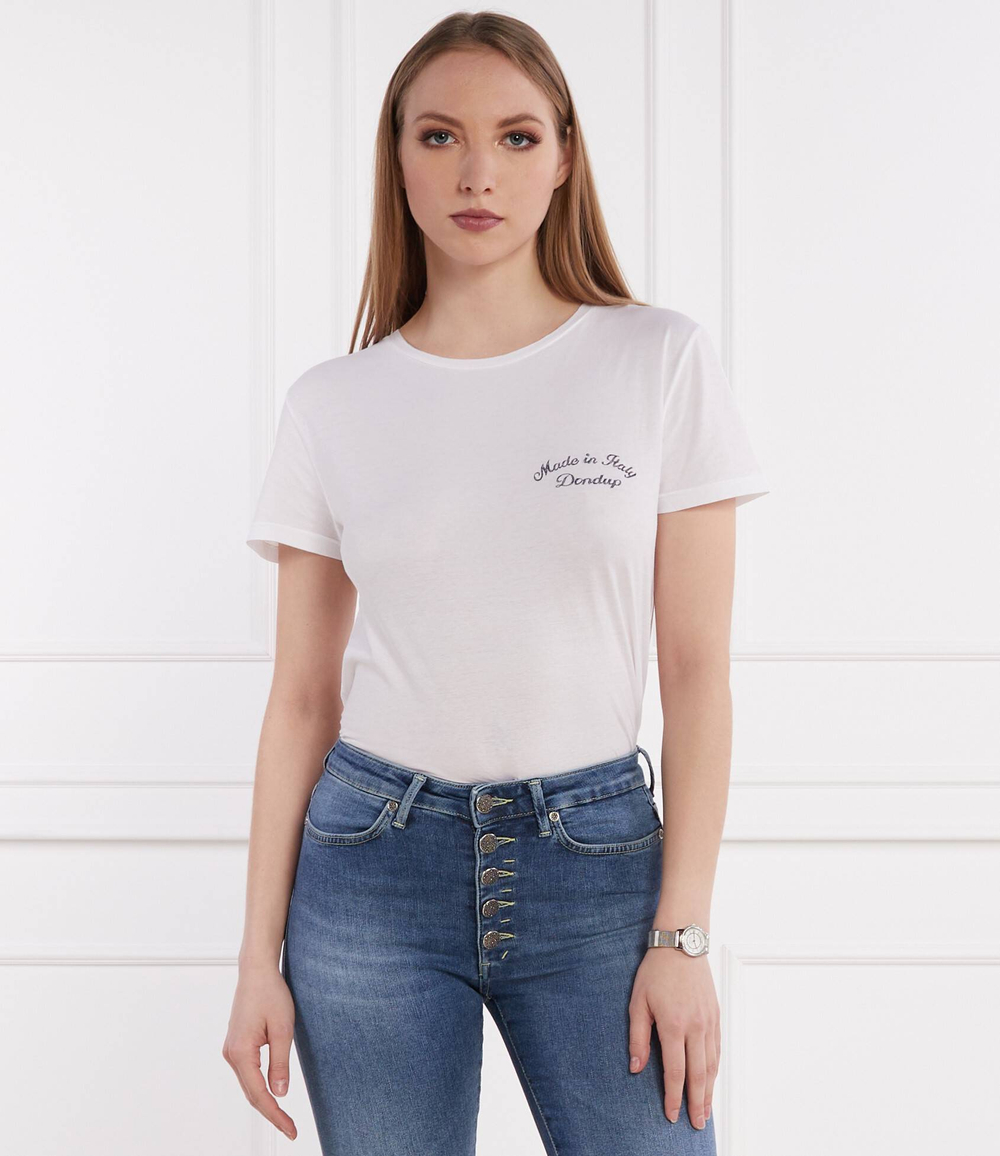 Футболка DONDUP - made in Italy - белый(DS007 JF0342D HP1)