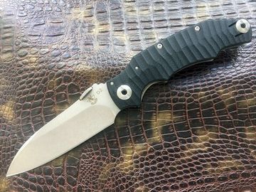 Складной нож Steelclaw hans c клинком из стали D2, рукоять G10 / Титановый сплав Titanium TC4 Aloy