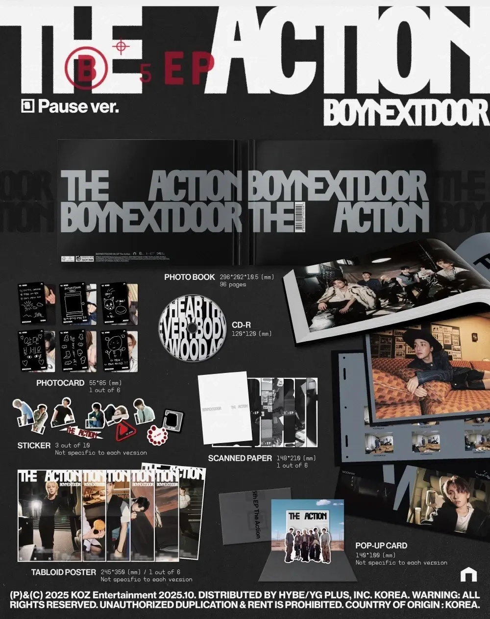 Альбом BOYNEXTDOOR - ACTION (Play ver.)