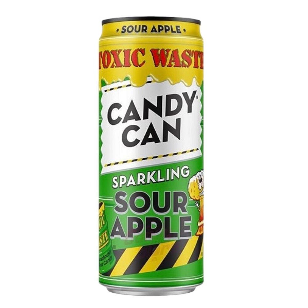 .Газ напиток Toxic Candy Can&Toxic 330мл (Кислое яблоко) без сахара (12) 5025