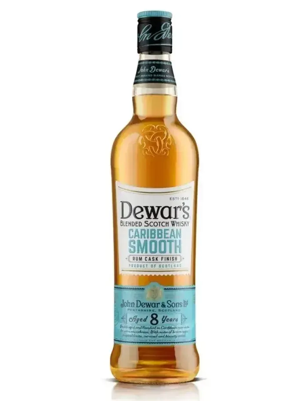 Виски Dewar's 8 Y.O Caribbean Smooth 0,7 л. В подарочной коробке
