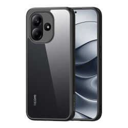 Чехол прозрачный с черными рамками для Xiaomi Redmi Note 17 4G, серия Aimo Series Case от Dux Ducis