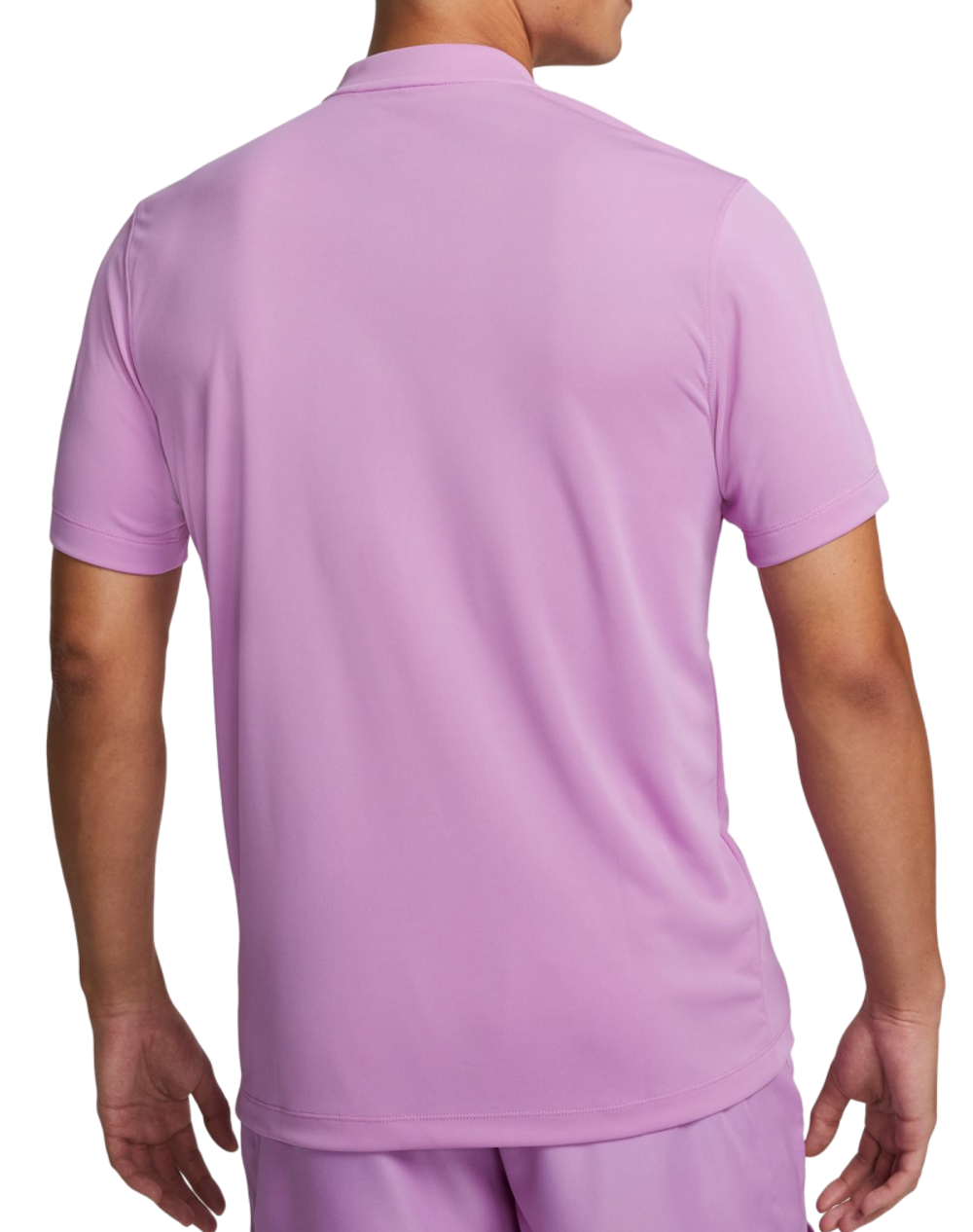 Мужское теннисное поло Nike Court Dri-Fit Blade Solid Polo - rusch fuchsia/white