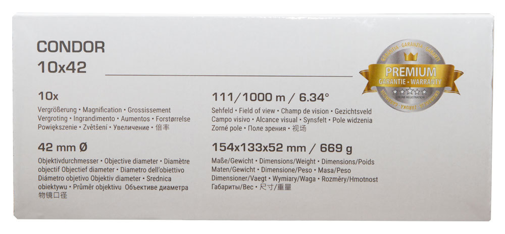 Бинокль Bresser Condor 10x42