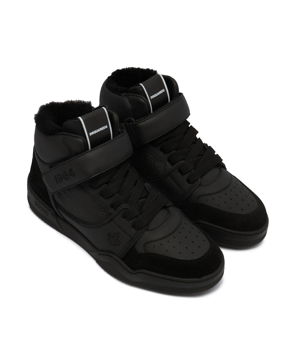 Кожаные кроссовки spiker Dsquared2 - черный(SNM0371 23807617)