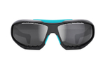 Спортивные очки LiP Surge / Matt Black / Aquamarine / PC Polarized / Levanté Series Chroma Smoke Lens