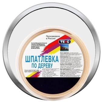 Фото Шпатлевка акриловая по дереву Текс Ре-файн Береза 0,25 кг Шпатлевка акриловая по дереву Текс Ре-файн Береза 0,25 кг
