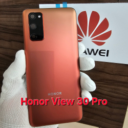 Крышка для Honor View 30 Pro (заднее стекло) "хорошее качество" цвет: оранжевый