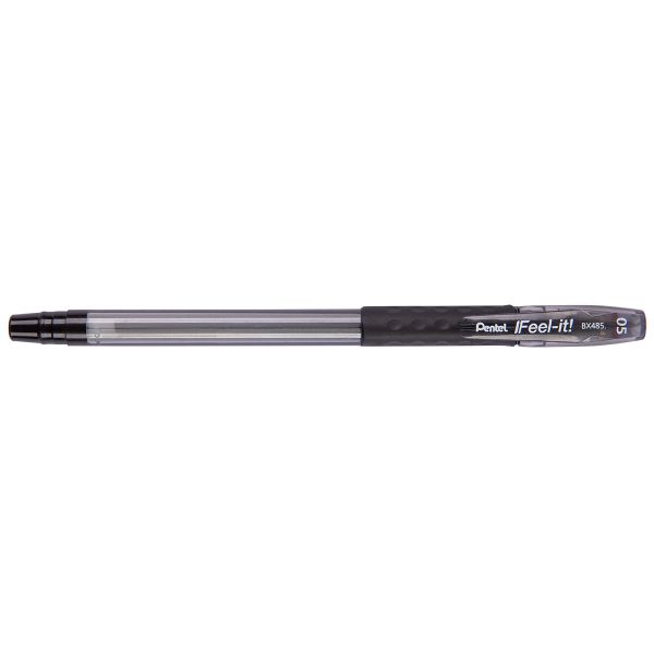 Ручка шариковая Feel it! 0.5 мм, 12 шт, BX485-A, Pentel