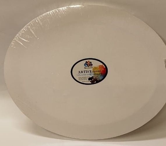 Kətan molbert oval dəst