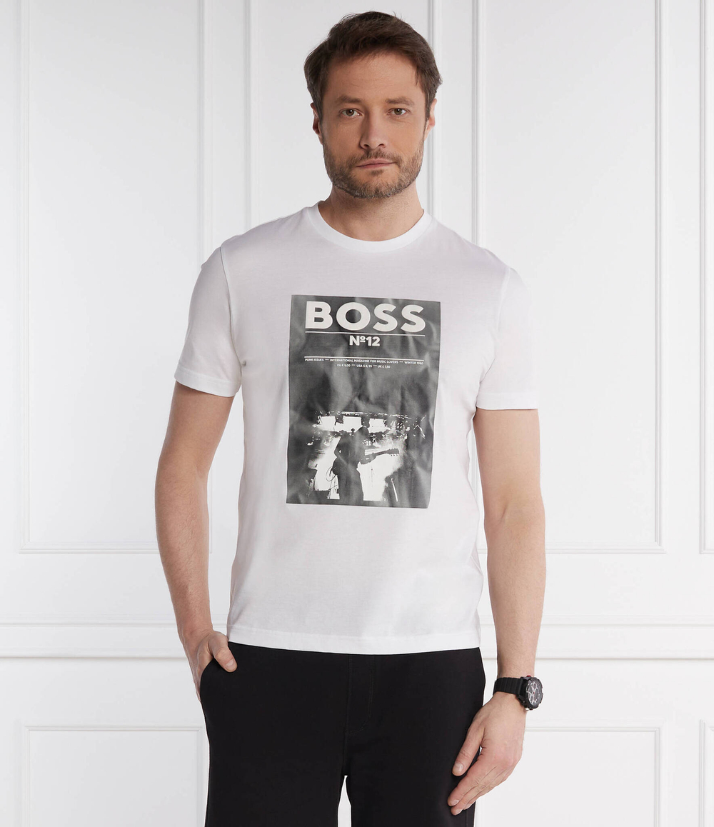 Футболка Te_BossTicket BOSS ORANGE - белый(50515829)