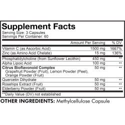 Liposomal Vitamin C + 1500 мг 180 капсул CodeAge