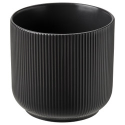 IKEA GRADVIS  (ИКЕА ГРАДВИС)  -  Кашпо - для дома и улицы/чёрный 12 см